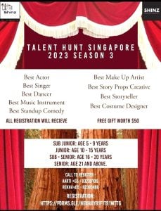 Talent Hunt Singapore 2023, Season 3 poster