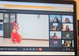 A dance performance at Talent Hunt Singapore