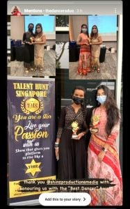 Talent Hunt Singapore winners